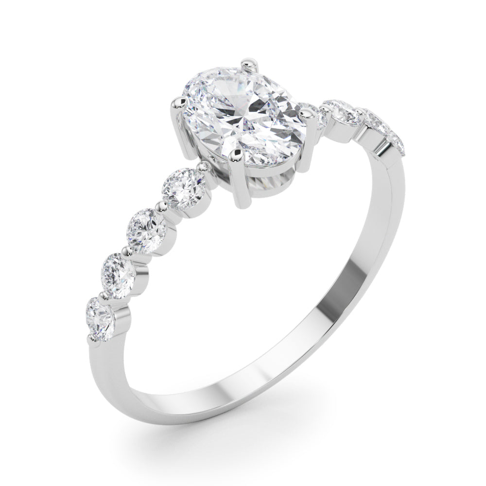 Petite Graduated Diamond Engagement Ring (1/3 ct. tw.)