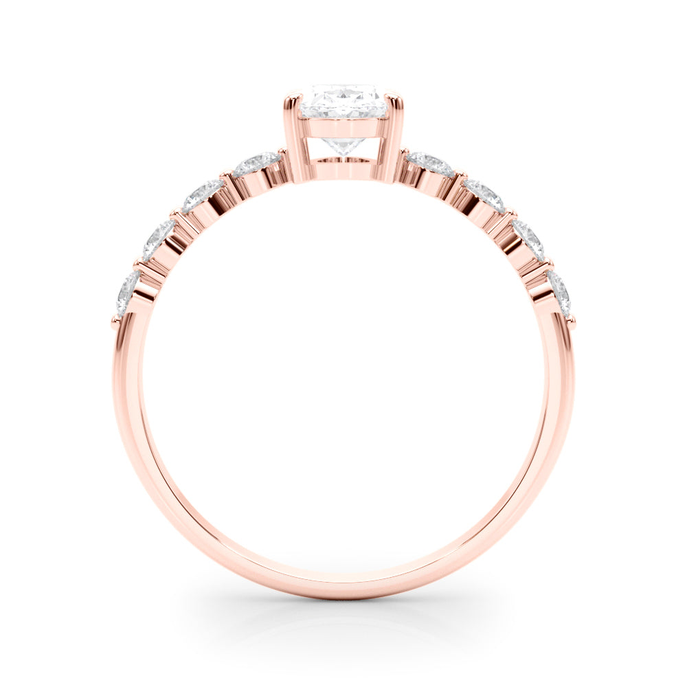 Petite Graduated Diamond Engagement Ring (1/3 ct. tw.)