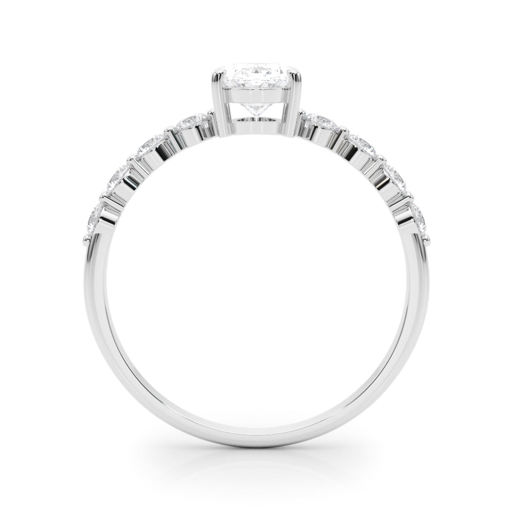 Petite Graduated Diamond Engagement Ring (1/3 ct. tw.)