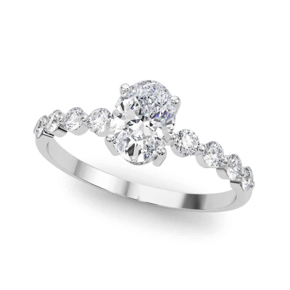 Petite Graduated Diamond Engagement Ring (1/3 ct. tw.)