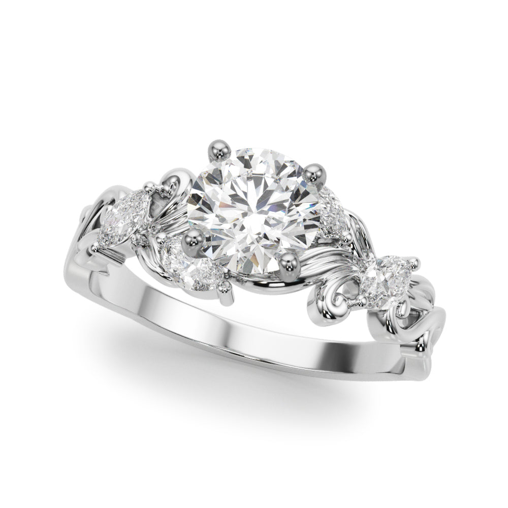 Romantic Scrollwork Diamond Engagement Ring (1/4 ct. tw.)