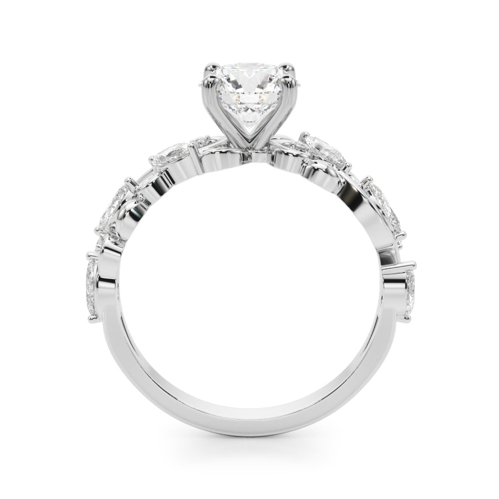 Romantic Marquise and Round Diamond Engagement Ring (3/8 ct. tw.)