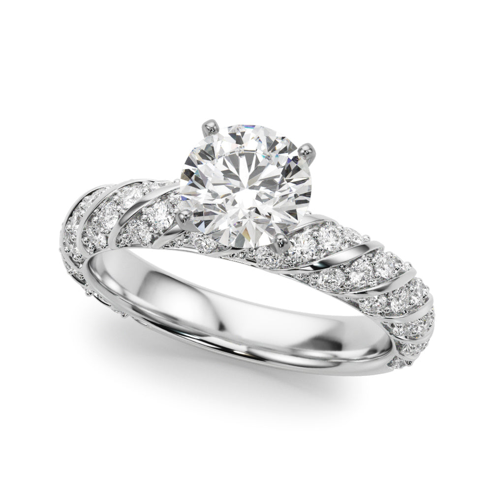 Twist Diamond Engagement Ring (5/8 ct. tw.)