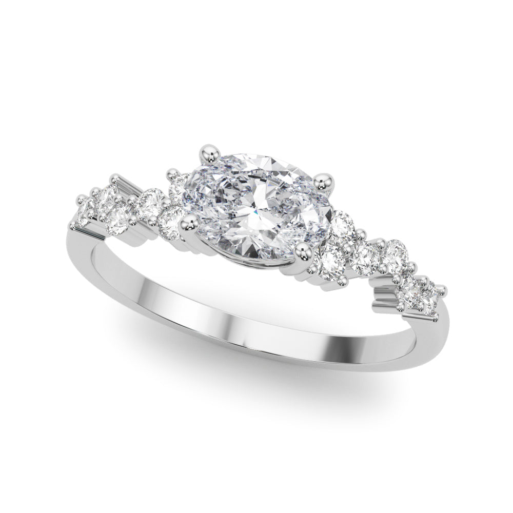 Graduated Diamond Engagement Ring (1 ct. tw.)