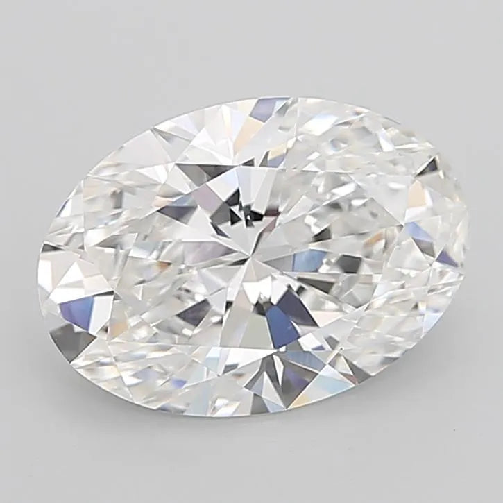 7.03ct Oval Lab Grown Diamond (Colour E, Clarity VVS2, IGI Certified)