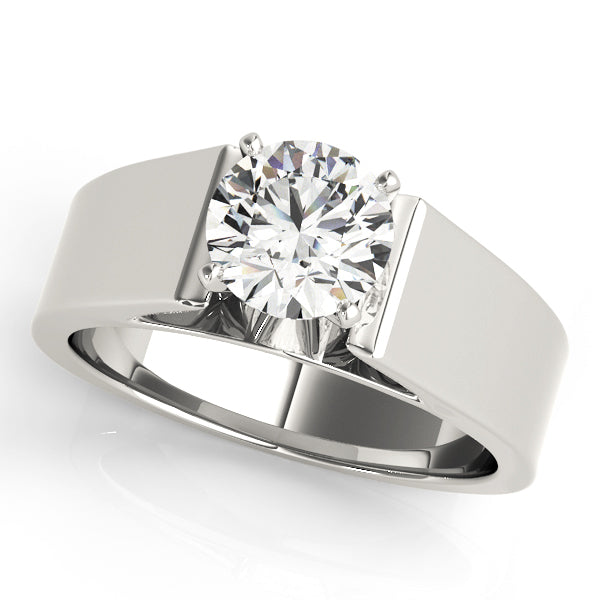 Classic Four-Prong Solitaire Engagement Ring