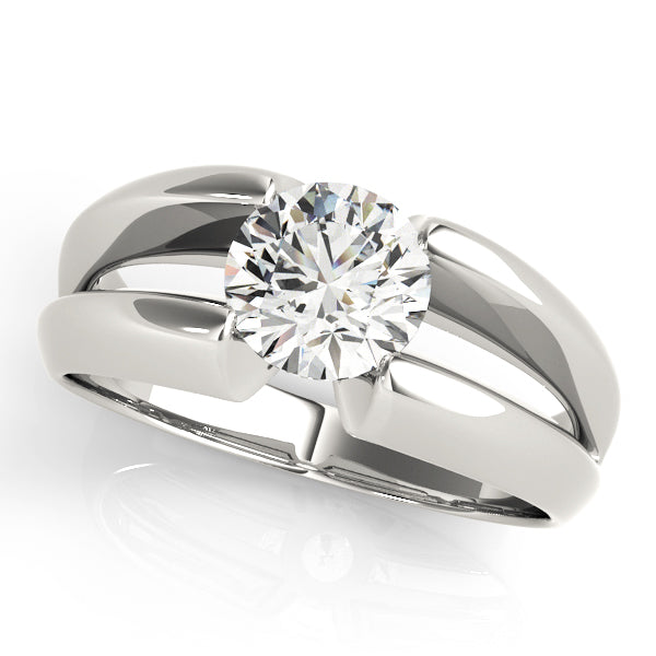 Split-Shank Solitaire Engagement Ring