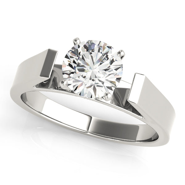 Classic Four-Prong Solitaire Diamond Engagement Ring