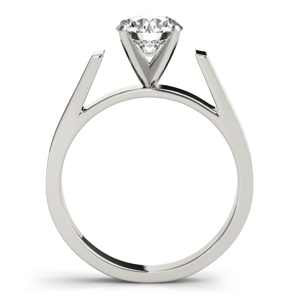 Classic Four-Prong Solitaire Diamond Engagement Ring