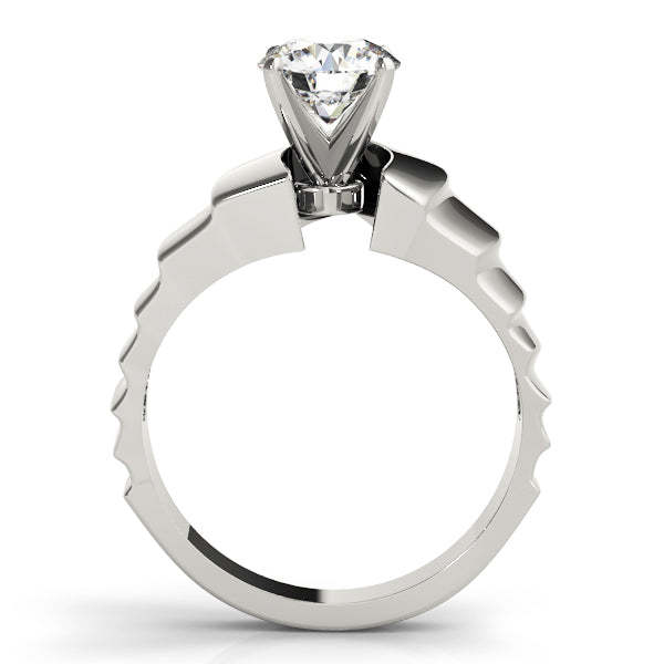 Architectural Solitaire Engagement Ring