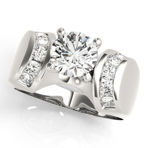 Channel-Set Diamond Engagement Ring (1/3 ct. tw.)