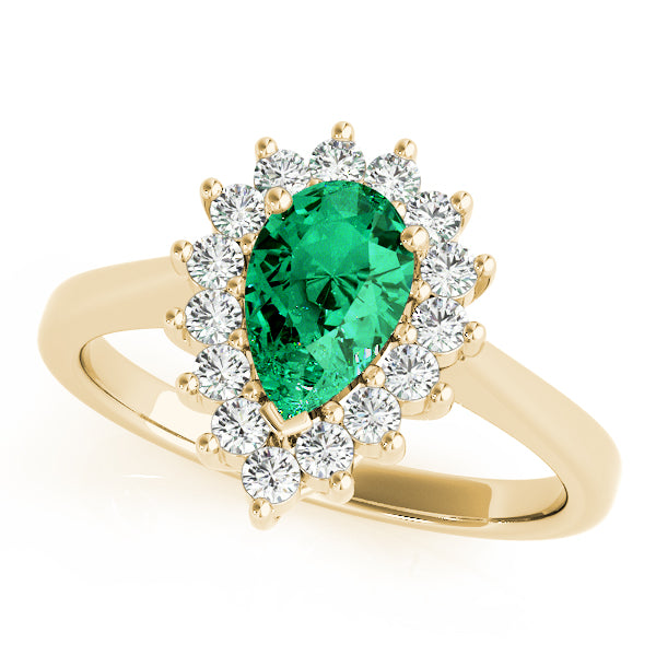 Cluster Halo Diamond Engagement Ring (1/2 ct. tw.)