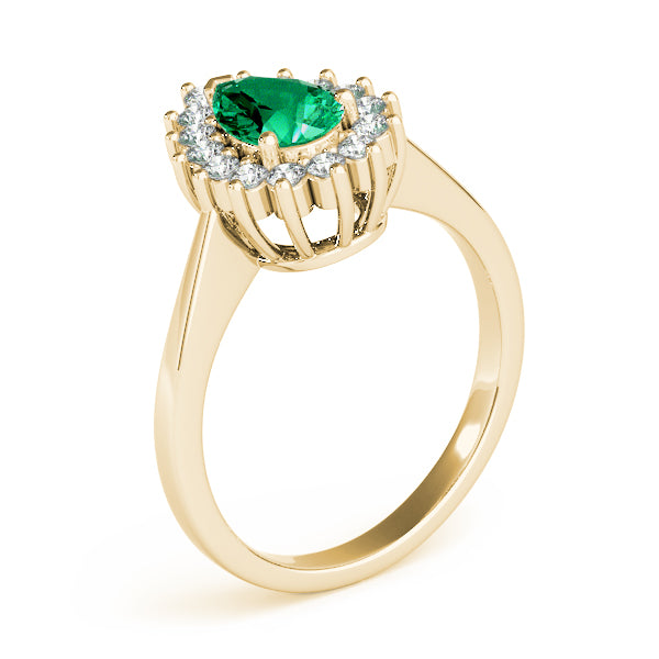 Cluster Halo Diamond Engagement Ring (1/2 ct. tw.)