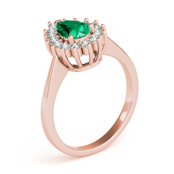 Cluster Halo Diamond Engagement Ring (1/2 ct. tw.)