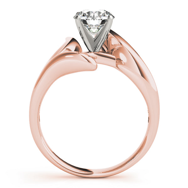 Architectural Split-Shank Solitaire Engagement Ring