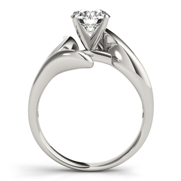 Architectural Split-Shank Solitaire Engagement Ring
