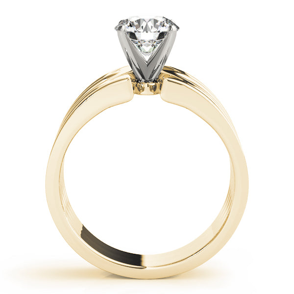 Sculpted Split Shank Engagement Ring