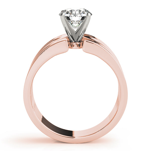Sculpted Split Shank Engagement Ring