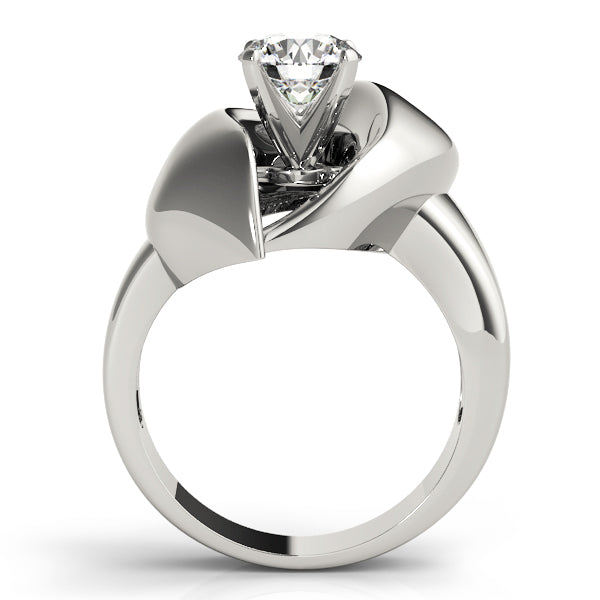 Architectural Solitaire Engagement Ring