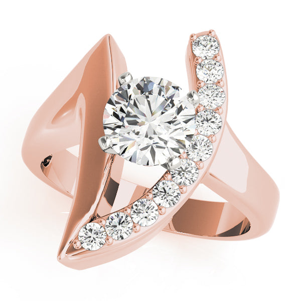 Modern Bypass Diamond Engagement Ring (1/3 ct. tw.)