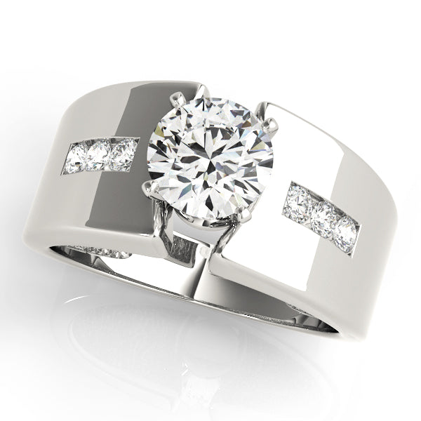 Channel-Set Diamond Engagement Ring (1/6 ct. tw.)