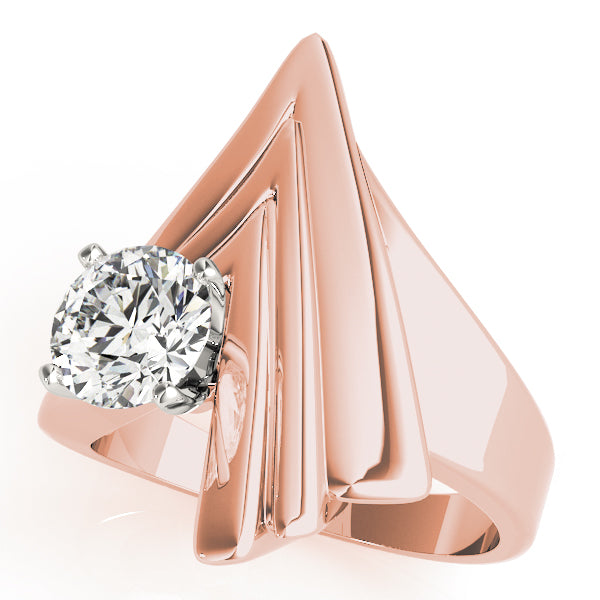 Architectural Sculpted Diamond Ring