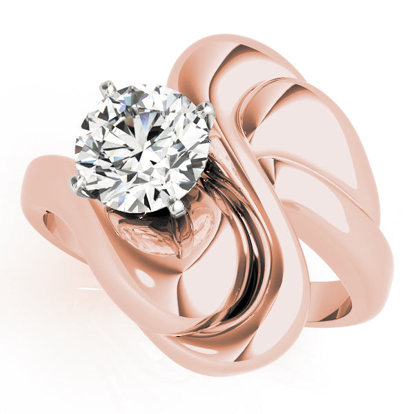 Contemporary Sculpted Engagement Ring