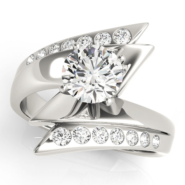Architectural Split-Shank Diamond Engagement Ring (1/3 ct. tw.)