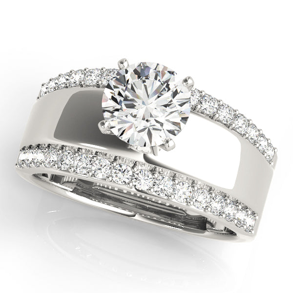 Channel-Set Diamond Engagement Ring (1/2 ct. tw.)