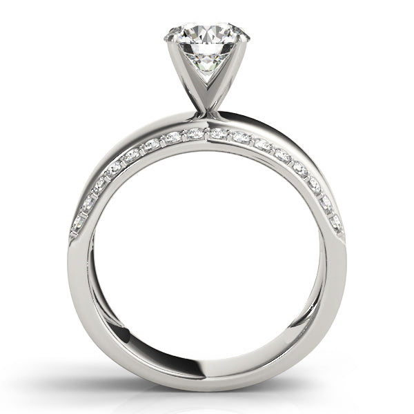 Channel-Set Diamond Engagement Ring (1/2 ct. tw.)
