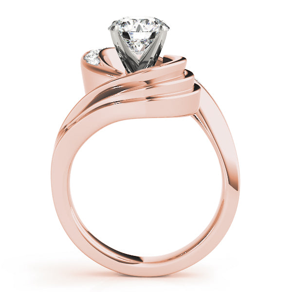 Architectural Channel-Set Diamond Engagement Ring (1/4 ct. tw.)
