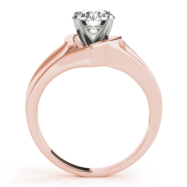 Architectural Solitaire Engagement Ring