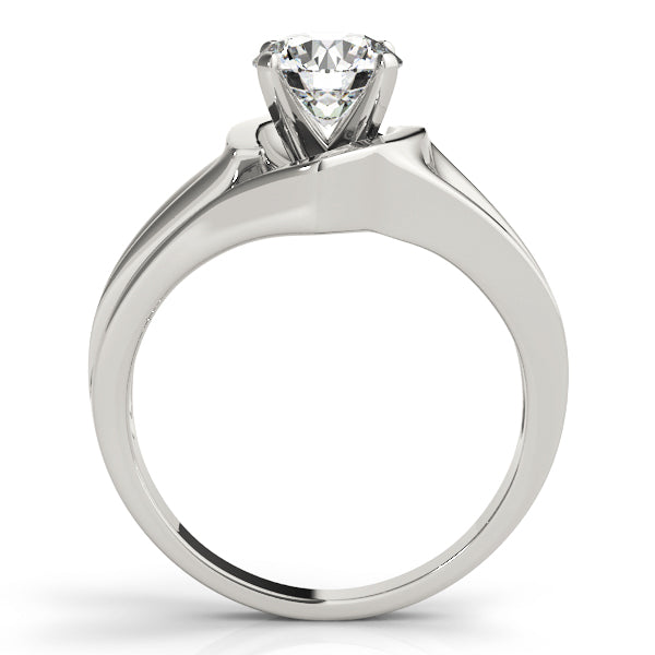 Architectural Solitaire Engagement Ring
