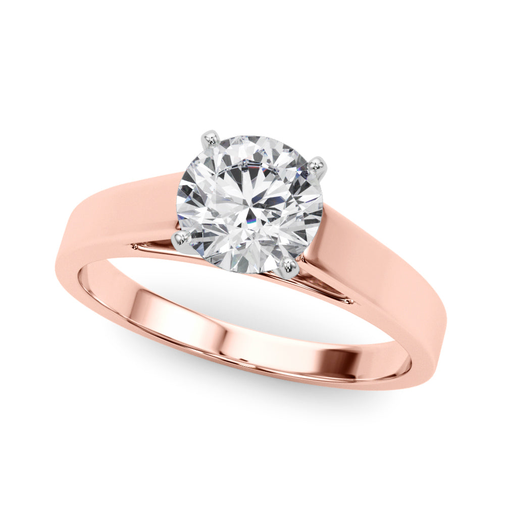Classic Simple Solitaire Diamond Engagement Ring