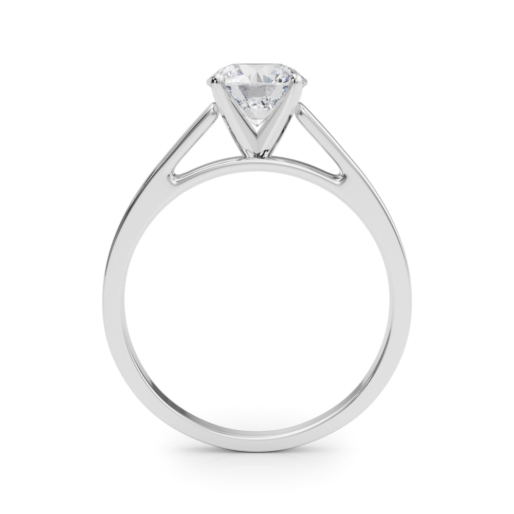 Classic Simple Solitaire Diamond Engagement Ring