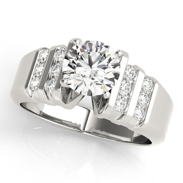 Channel-Set Diamond Engagement Ring (1/4 ct. tw.)