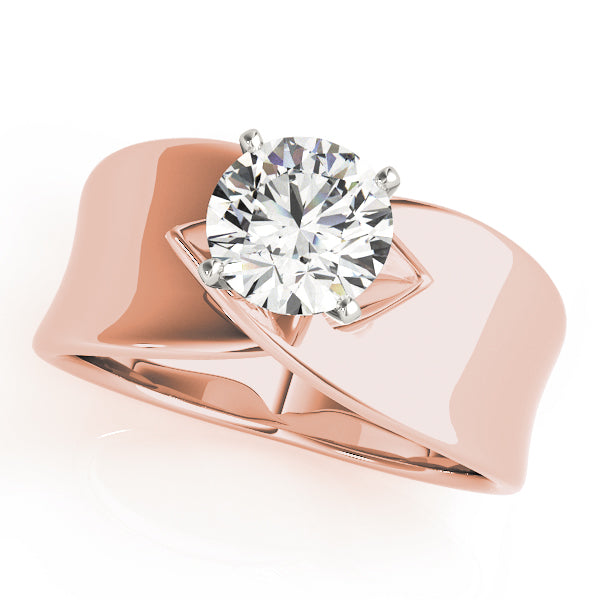 Modern Bypass Engagement Ring
