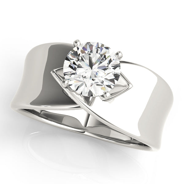 Modern Bypass Engagement Ring