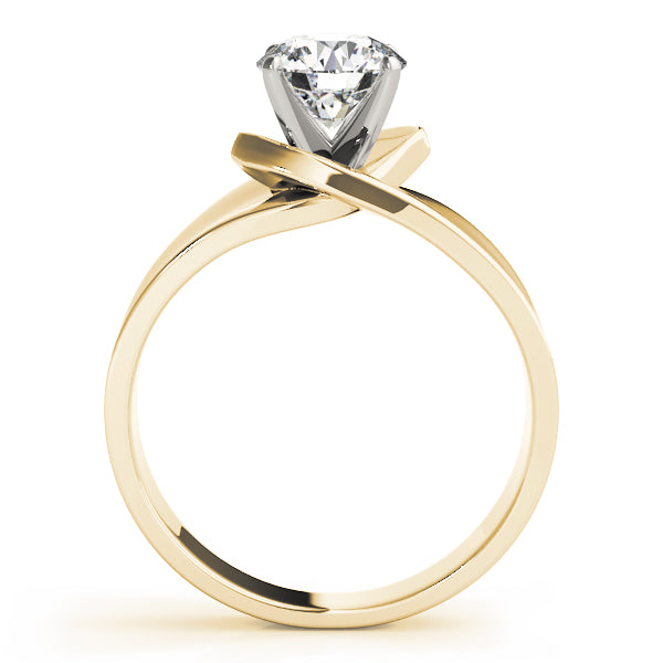 Modern Classic Solitaire Diamond Engagement Ring