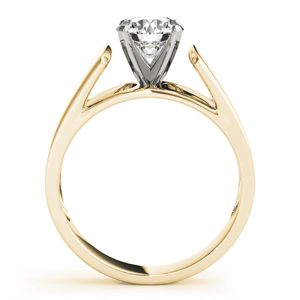 Architectural Solitaire Engagement Ring