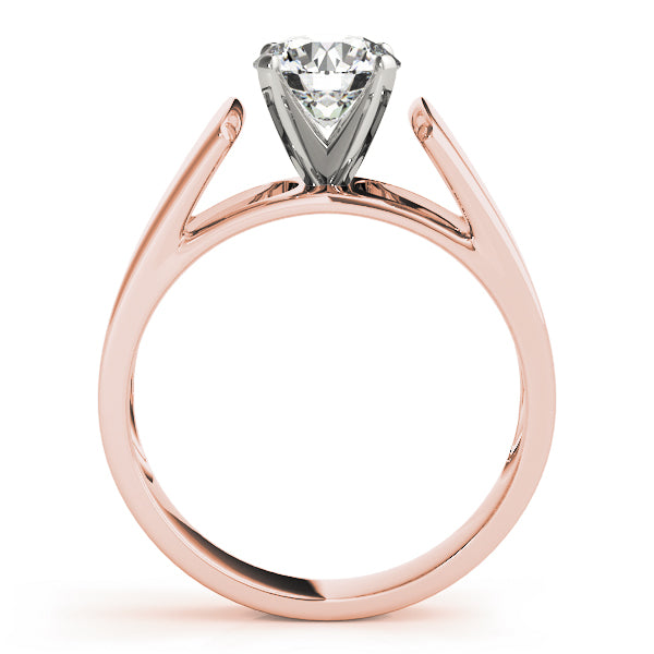 Architectural Solitaire Engagement Ring