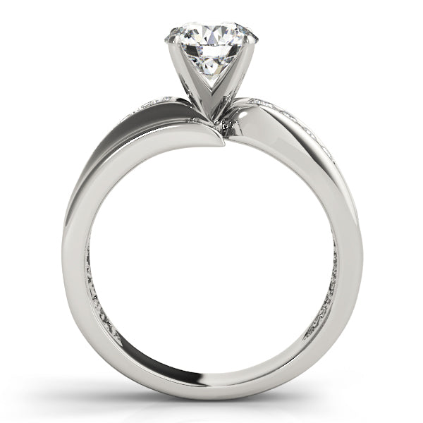 Channel-Set Diamond Split Shank Engagement Ring (1/5 ct. tw.)