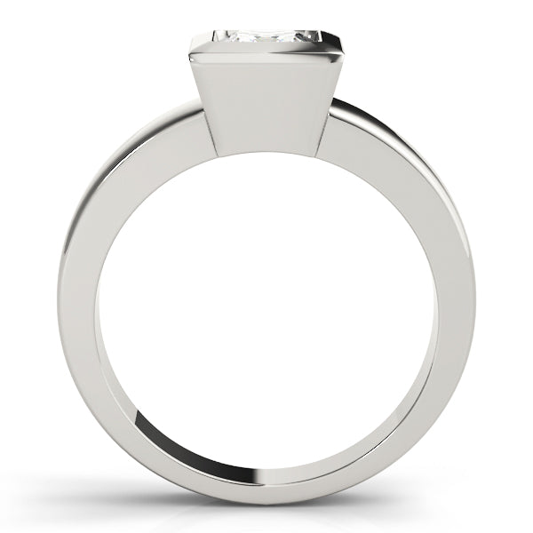Architectural Bezel Solitaire Engagement Ring (3/8 ct. tw.)