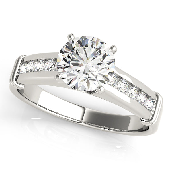 Channel-Set Diamond Engagement Ring (1/4 ct. tw.)