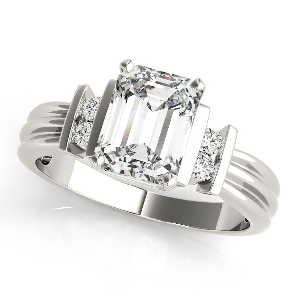 Channel-Set Diamond Engagement Ring (1/10 ct. tw.)