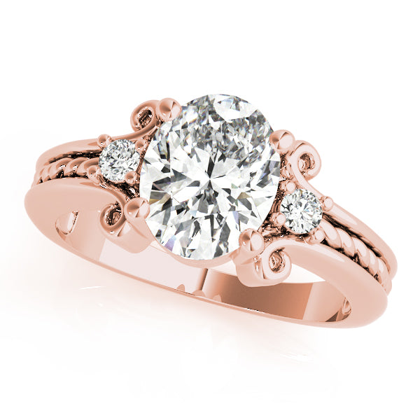Romantic Scrollwork Diamond Engagement Ring (1/10 ct. tw.)