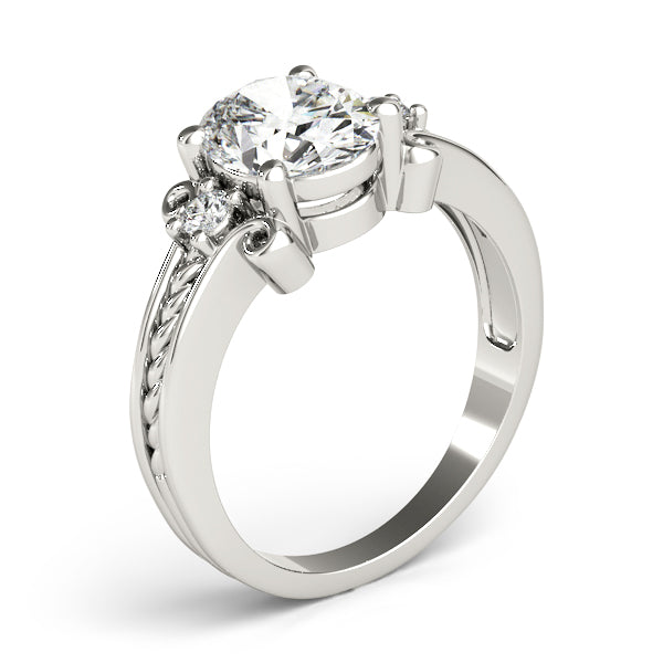 Romantic Scrollwork Diamond Engagement Ring (1/10 ct. tw.)
