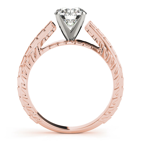 Architectural Lattice Engagement Ring