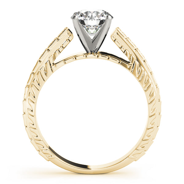 Architectural Lattice Engagement Ring