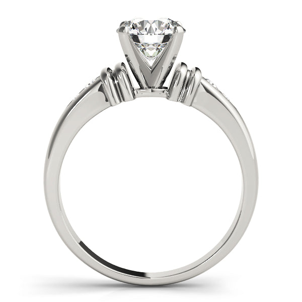 Channel-Set Diamond Engagement Ring (1/10 ct. tw.)